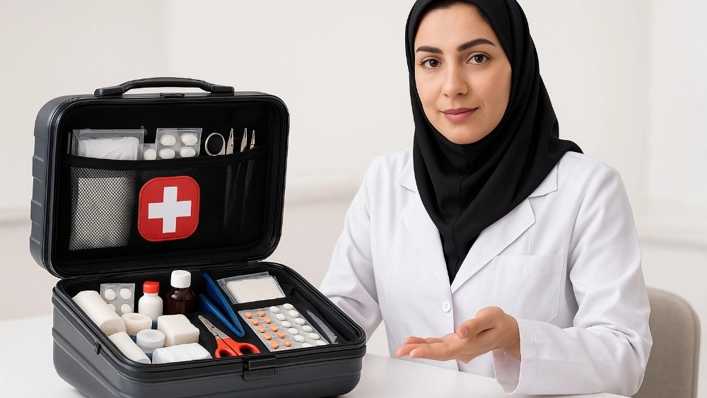 جعبه کمک اولیه سامسونت تجهیز شده آسا
